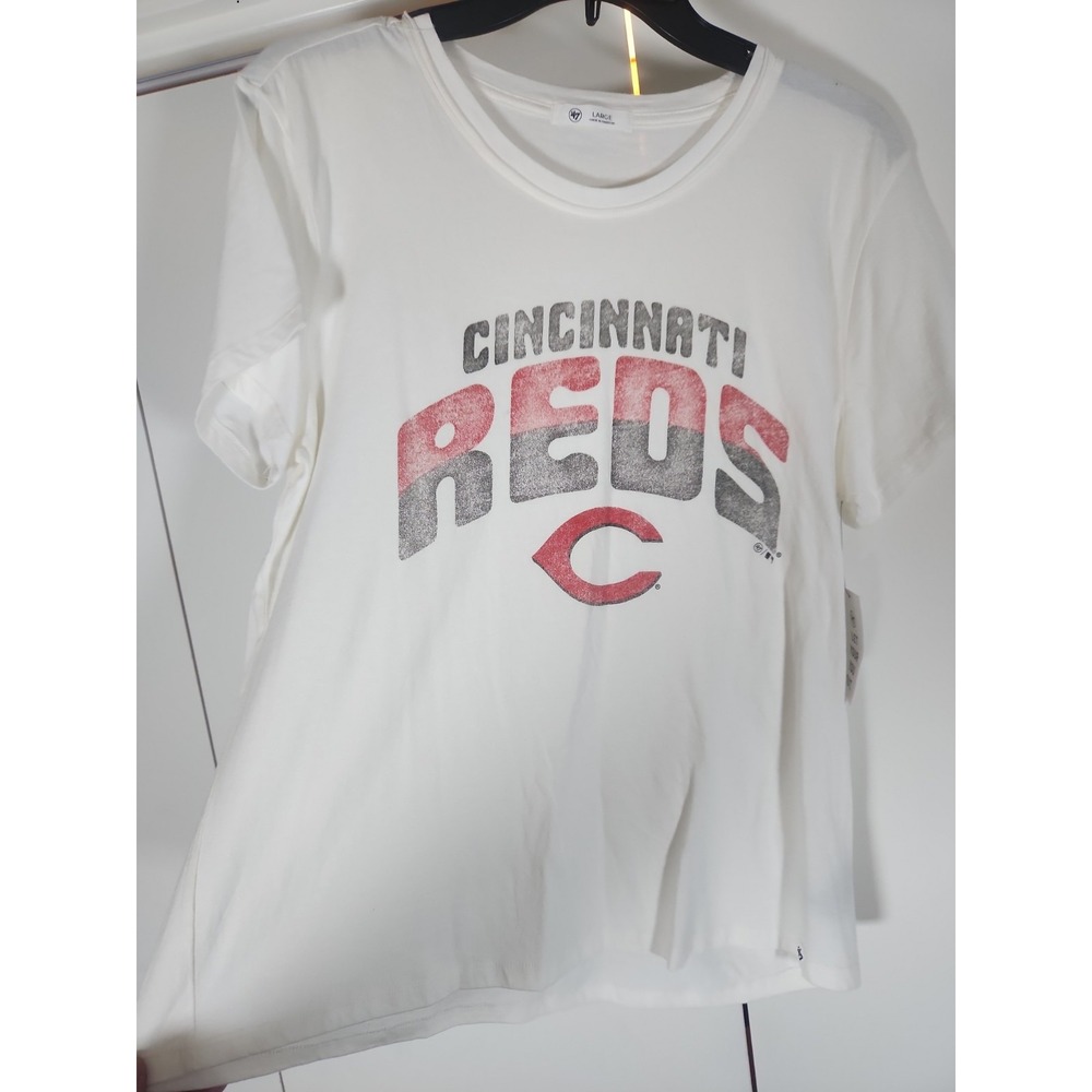 Women's Cincinnati Reds Shirt New With Tags 47 Brand White